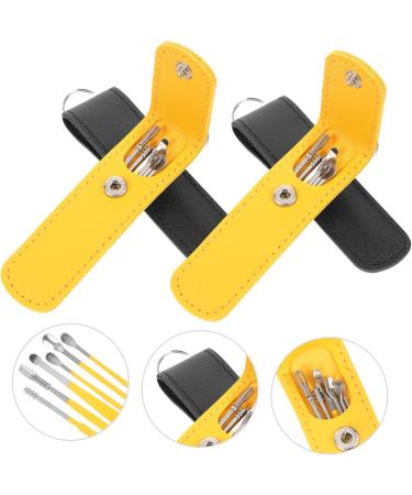 Holibanna 4sets Earwax Cleaner Tool Set Portable Ear Wax Picker Ear Cleaning Kit Smooth for Safe Earwax Removal for Adults and Families - Buy Online on GoSupps.com
