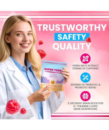 mother Yerba Magic Tea 30 Packs Yerba Magic For Weight Loss Metabolic Tea Raspberry Natural Plants Mate Tea Dietary Supplement Powder for Intestinal Health - Buy Online on GoSupps.com