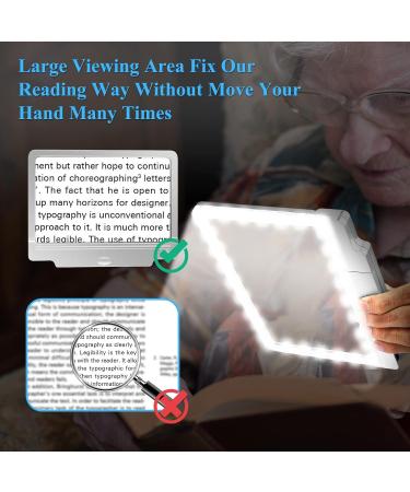 OBOVO 4X Magnifying Glass with 36 LED Lights - Ideal for Low Vision & Seniors - Buy Online on GoSupps.com
