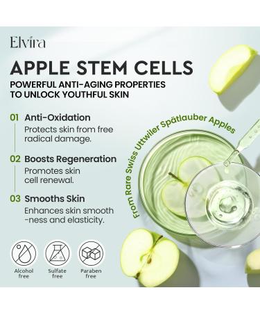 Elvira Retinol Anti Aging Face Moisturizer- Collagen Cream With Stem Cell & Hyaluronic Acid Instant Face Lift Cream for Skin Tightening and Firming Wrinkle Smoother for Women & Men 1.85 Fl Oz 1.85 Fl Oz (Pack of 1) - Buy Online on GoSupps.com