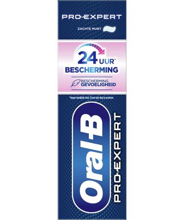 Oral-B Pro-Expert Professional Protection Toothpaste Sensitive Teeth Protects Against Plaque and Actively Strengthens by Remineralizing Enamel Sweet Mint Flavor Pack of 12 X 75 ml - Buy Online on GoSupps.com