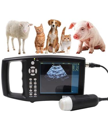 Vanenferelless ultrasound veterinary B-ultra sound scanner farm animals pet with 3.5 MHz convex probe for pigs sheep dogs cats pregnancy test