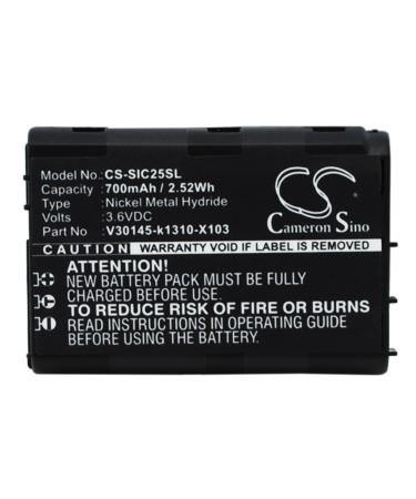 3.6V 700mAh V30145-k1310-X103 Battery Replacement for C25 Power C28 C2588 C25 C25e