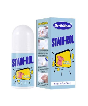 2 Pcs Stain Remover for Clothes | Portable No-wash Instant Stain Remover Pen - Clothes Stain Remover Roller Ball Design for Food Cosmetics Drinks Stains Dobooo