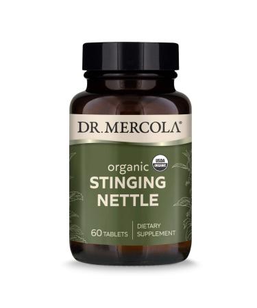 Dr. Mercola Organic Stinging Nettle Dietary Supplement, 60 Servings (60 Tablets), non GMO, Gluten Free, Soy Free, USDA Organic - Buy Online on GoSupps.com