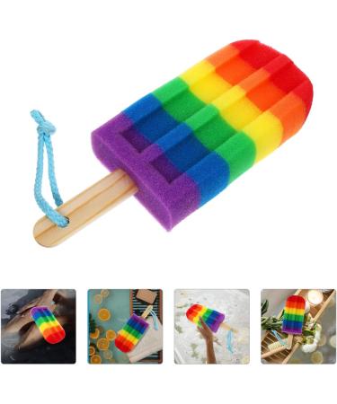Baluue Ice Cream Bath Ball - Kids Loofah & Exfoliating Shower Sponge | Soft Bathing Towel & Rubbing Pouf for Clean Smooth Skin - Buy Online on GoSupps.com