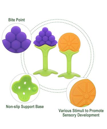 Fishing Bliss Baby Bite Ring - Soft BPA-Free Silicone Teething Toys for Toddlers (4 Pack) - Natural Organic Unisex Safe for Babies - Buy Online on GoSupps.com