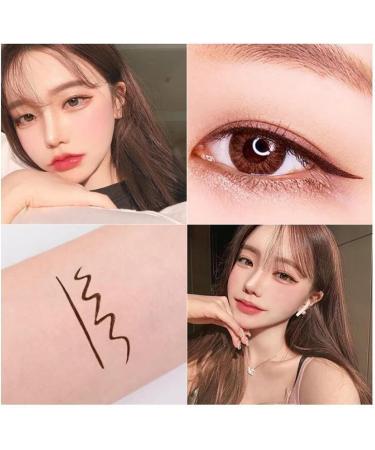 2/3Pcs Heykomi Makeup Eyeliner Gel Pen Matte Eye Liner Pencil Non-Smudging Waterproof And Long-Lasting Eyeliner Pencil Professional Gel EyeLiner with Pencil Sharpener (3*brown) - Buy Online on GoSupps.com