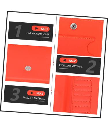 POPETPOP 1pc Grinding Diamond Storage Bag Nail Bit Storage Bag Drill Bits Holder Nail Tech Accessories Bit Holder Nail Manicure Kit Manicure Organizing Bag High Capacity Storage Rack Skin 23.5x9.5cm Orange - Buy Online on GoSupps.com