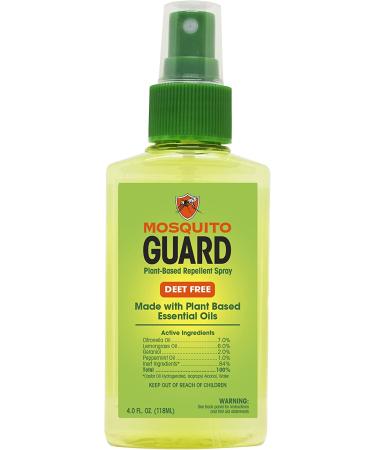 Natural Mosquito Guard Repellent Spray 4oz - Travel Friendly Bug Spray for Outdoor Use - Buy Online on GoSupps.com