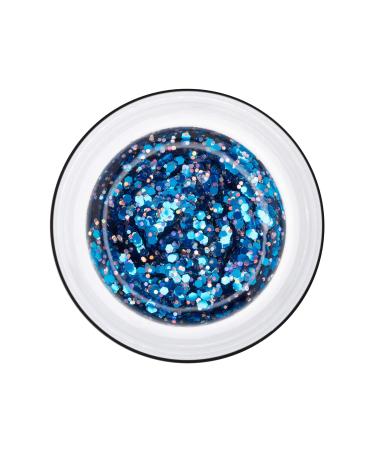 N&BF Glamor UV+LED Midnight Blue Color Gel | 5ml Glitter Gel for Geln gel & Nail Art | Premium Acid-Free Self-Smoothing Gel | Made in EU - Buy Online on GoSupps.com