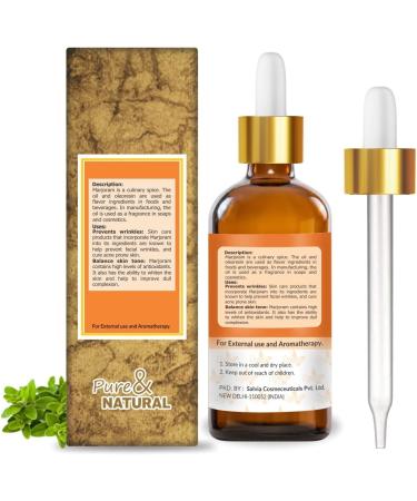 Crysalis Sweet marjoram (Origanum Majorana) Oil |100% Pure & Natural Undiluted Essential Oil- 100 ml with Dropper 100 ml (Pack of 1) - Buy Online on GoSupps.com