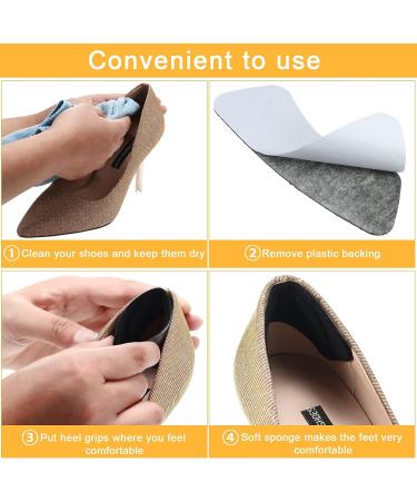 18 Pairs Heel Inserts & Grips with Silicone Pads - Forefoot Heel Cushion for Loose Shoes - Toe Filler Inserts for Shoe Size Reducer (Exquisite Style) - Buy Online on GoSupps.com