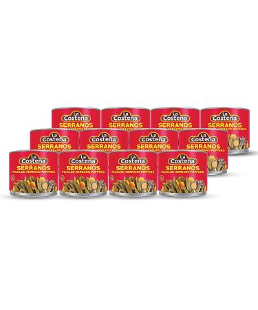 La Costea Serrano Peppers 12 Ounce Can - Pack of 12 - Buy Online on GoSupps.com