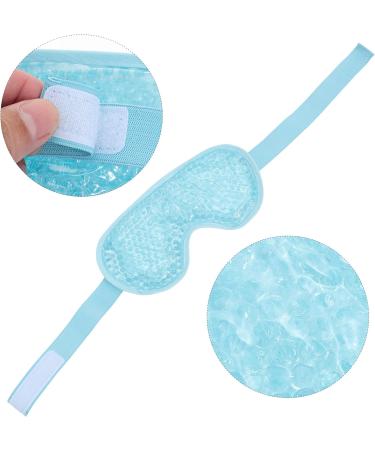 SOIMISS Sky-Blue Sleep Eye Mask | Hot Cold Compress Pack for Puffy Eyes, Headaches, Migraines | Women Men | Sinus & Tension Relief - Buy Online on GoSupps.com