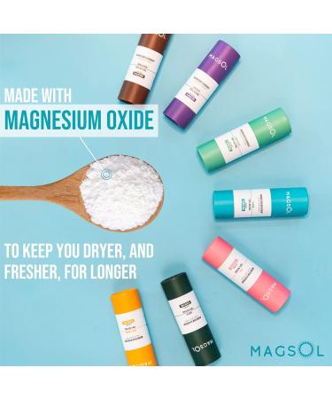MAGSOL Plastic-Free Natural Deodorant for Women - 100% Aluminum Free Baking Soda Free Plastic Free - 2.8 oz Sweet Orange - Buy Online on GoSupps.com
