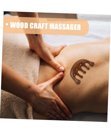 Ipetboom Peigne de Massage Bois Outil de Massage Corporel Masseur Artisanal Simple - Buy Online on GoSupps.com