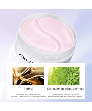 Rben 60 Pieces Under Eye Gel Treatment Pads - Natural Care for Dark Circles & Swelling | Refreshing Eye Care Stickers - Buy Online on GoSupps.com