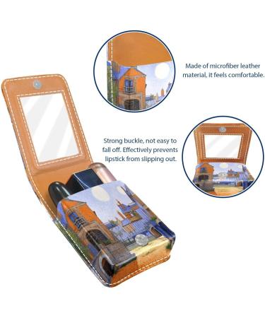 Travel Lipstick Organizer Case - Portable Makeup Bag with Mirror | Farm House Sky Y560m2zuvj for International Shipping - Buy Online on GoSupps.com