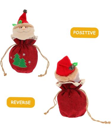 Healvian 1 Pc Christmas Candy Bag Kids Goodie Bags Christmas Cookie Bags Candy Wrapping Bags Storage Bags 1 count (Pack of 1) Red - Buy Online on GoSupps.com