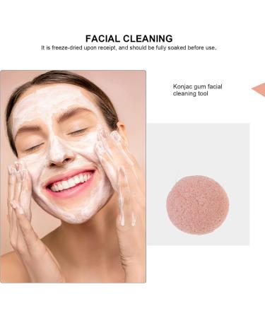 Buy EXCEART 6pcs Konjac Face Wash Sponges - Eco-Friendly Cleansing Makeup Remover Wipes - Assorted Colors for Skincare & Beauty - Buy Online on GoSupps.com