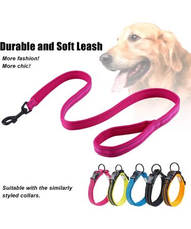 Durable Pink Dog Leash for Puppies | 1.1m Padded Pet Leash Strap - Ideal for International Shipping - Buy Online on GoSupps.com