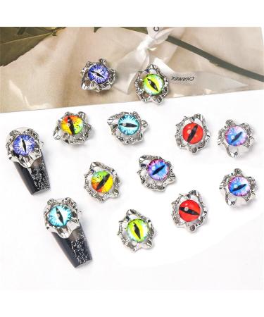 FEIlei 5pcs Halloween Nail Charms 3D Nail Art Decorations for DIY Jewelry Manicure Accessories - Buy Online on GoSupps.com