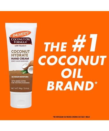 Palmer's Coconut Hydrate Hand Cream 3.4 oz | Deeply Moisturizing & Nourishing - Buy Online on GoSupps.com