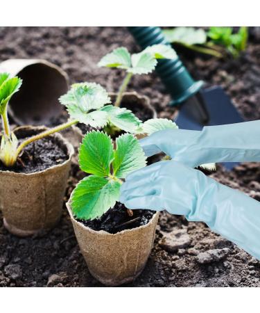 ASTER Thicken Rubber Washing Up Gloves - 2 Pairs, Skin-Friendly, Keep Warm, Medium Size - Ideal for Dishwashing and Kitchen Cleaning - Buy Online on GoSupps.com