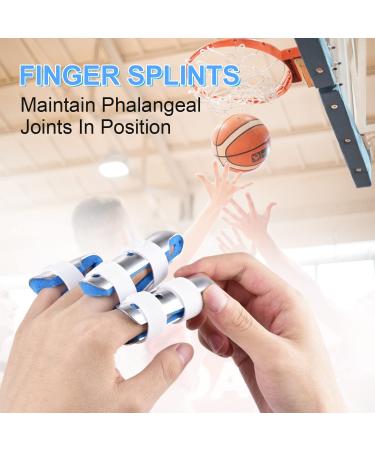 Sopito Finger Rail - 3 Piece Finger Protection Stacks for Arthritis & Immobilized Fingers - Blue - Buy Online on GoSupps.com