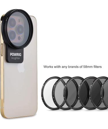 58mm Magnetic Lens Filter Mount for iPhone 13/14 Pro Max - Enhance Your Photography Experience - Buy Online on GoSupps.com