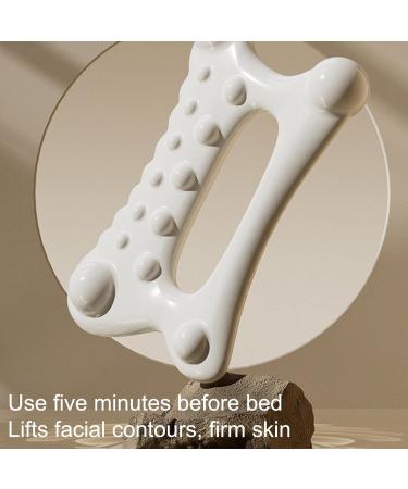 Sha Tools | Natural Resin One-Hand Face Massager | Strees Relief Scraping Tool Portable Skin Care Tools Anti Age Sha Stone for Muscle Relief Leg Spa Skin Foot Buogint - Buy Online on GoSupps.com