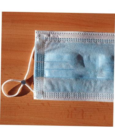 FOMIYES 500 Elastic Plastic Buckles - Slipproof Cord Stoppers & Mask Accessories - Anti-Slip Buttons for Masks | 1x1cm Round - Buy Online on GoSupps.com