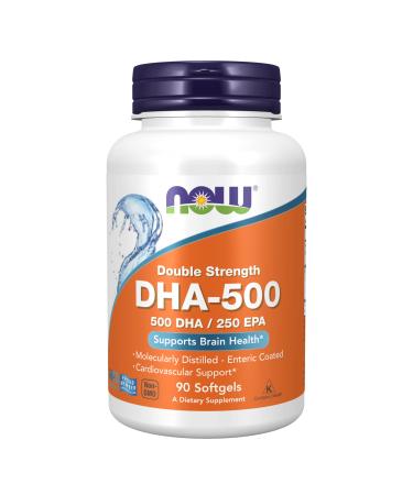 DHA-500, 90 Softgels by Now Foods (Pack of 2) - Buy Online on GoSupps.com