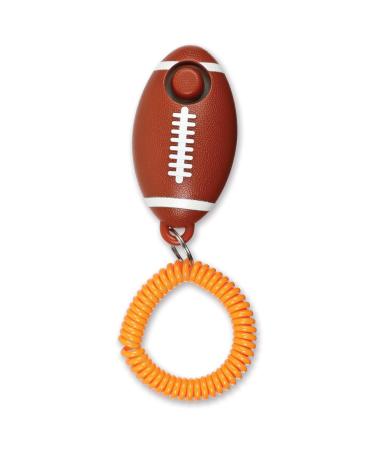 Brightkins Smarty Pooch Training Clicker Clicker in American Football style for dog training with flexible hand loop dog training and behavioral solution 1 piece - Buy Online on GoSupps.com