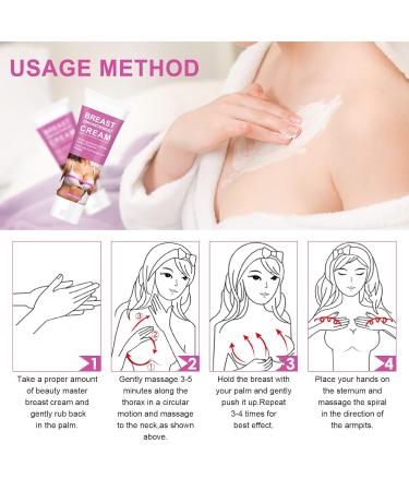Breast Enhancement Cream - 100g Enlargement Cream for Lift Firmness & Fuller Breasts | Gentle Plant-Based Formula - Buy Online on GoSupps.com