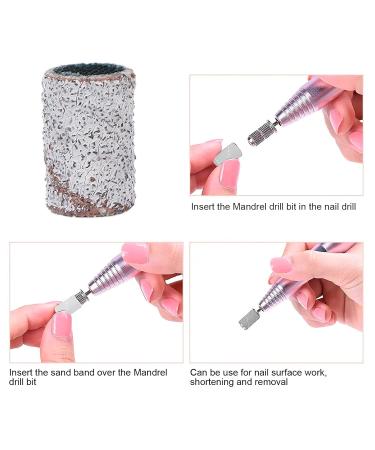 Nail Sanding Circle Bands Nail Art Sanding Bands Pedicure Polishing File 100 Pieces Manicure Sanding Bands Nail Drill Bits Accessories Nail Drill Remove Dead Skin (80#) - Buy Online on GoSupps.com