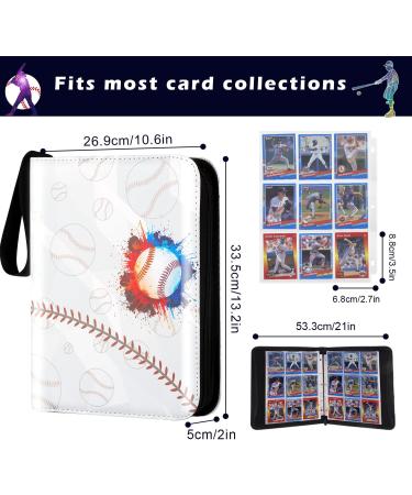 9 Pocket Trading Card Binder with 50 Removable Sleeves - Holds 900 Baseball & Sports Cards - Buy Online on GoSupps.com
