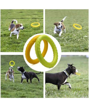 NA 2pcs Dog Toys Ring Outdoor Fitness Flying Discs Water Floating Dog Interactive Training Ring for Small Dog and Medium Dog - Buy Online on GoSupps.com