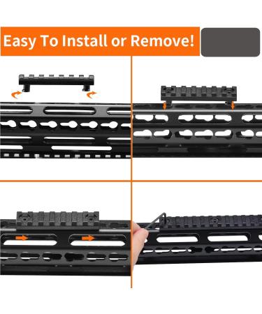 Houson Aluminum Picatinny Weaver Adapter Rail Mount for Airsoft - M-LOK / 3-Slot 7-Slot 11-Slot 13-Slot Options Available - Buy Online on GoSupps.com