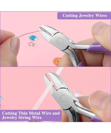 GOLD DEER Mini Diagonal Pliers 3 Inches Wire Cutters Small Side Cutter Mini Jewelry Pliers High Hardness Wire Cable Snips Flush Cutter Snips Tools for Wire Wrapping Bending Cutting Snipping - Buy Online on GoSupps.com
