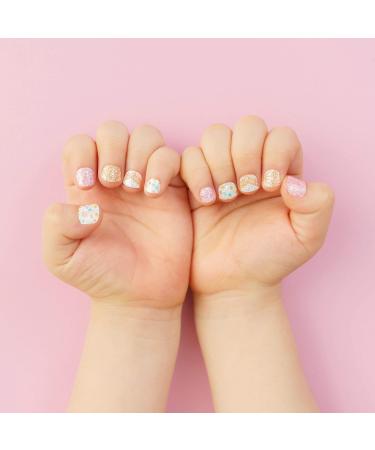 Non-Toxic Nail Wraps for Kids | Self-Adhesive Nail Stickers | Long-Lasting Nail Art - 3-7 Year Old Pretty Pack | Includes Nail File | 60 Count (2 Pack) - Buy Online on GoSupps.com
