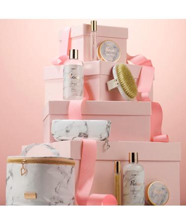 Birthday Gifts for Mom & Daughter | Luxe 16pc Rose Bath & Body Spa Set | Perfect Self-Care Gift Basket for Relaxation & Pampering - Buy Online on GoSupps.com