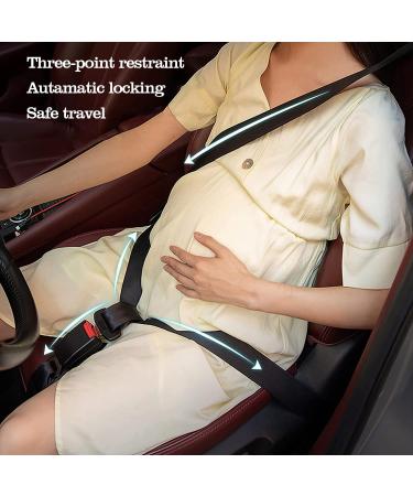 Pregnancy Seat Belt Adjuster for Comfort & Safety - Essential Maternity Car Accessory for Protecting Unborn Baby - Black - Buy Online on GoSupps.com