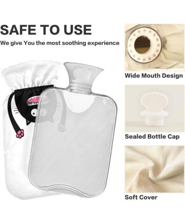 Buy 2L Cartoon Cat Hot Water Bottle with Cover - Pain Relief & Winter Hand Feet Warmer | Fast International Shipping - Buy Online on GoSupps.com