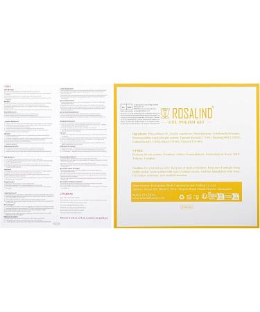 ROSALIND UV Nail Polish Shellac Nail Polish 10 Pieces Colour Nail Gel Red Yellow Green Semi Permanent Nails Shellac Set Salon/Home Nail Polish Kit 6 ml Valentine's Day 05 - Buy Online on GoSupps.com