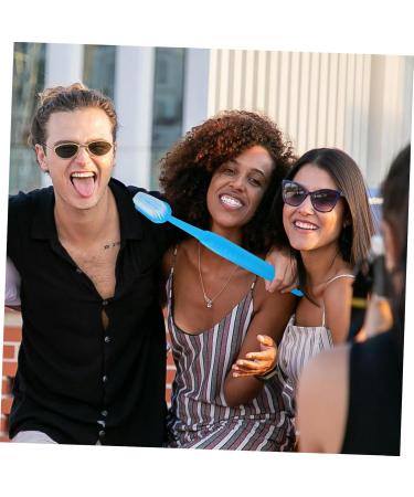 Giant Toothbrush Toy - Oversized Sky-Blue Prop for Halloween Party Decor | 39.50X5.10X3.80CM - Buy Online on GoSupps.com