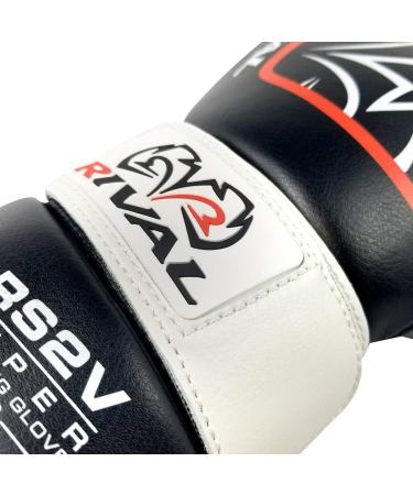 RIVAL Boxing RS2V 2.0 Super Pro Hook and Loop Sparring Gloves Black 12 oz - Premium Quality for Superior Performance - Buy Online on GoSupps.com