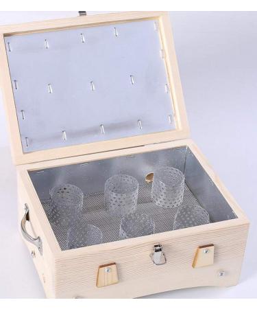 ZAANU Solid Wood Moxibustion Box - Premium Wooden Moxa Burner for Acupuncture Point Massage | International Shipping - Buy Online on GoSupps.com