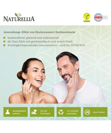 Naturellia Pure Hyaluronic Acid Powder 20g - Vegan Ultramolecular DIY Serum | Made in Germany - Buy Online on GoSupps.com
